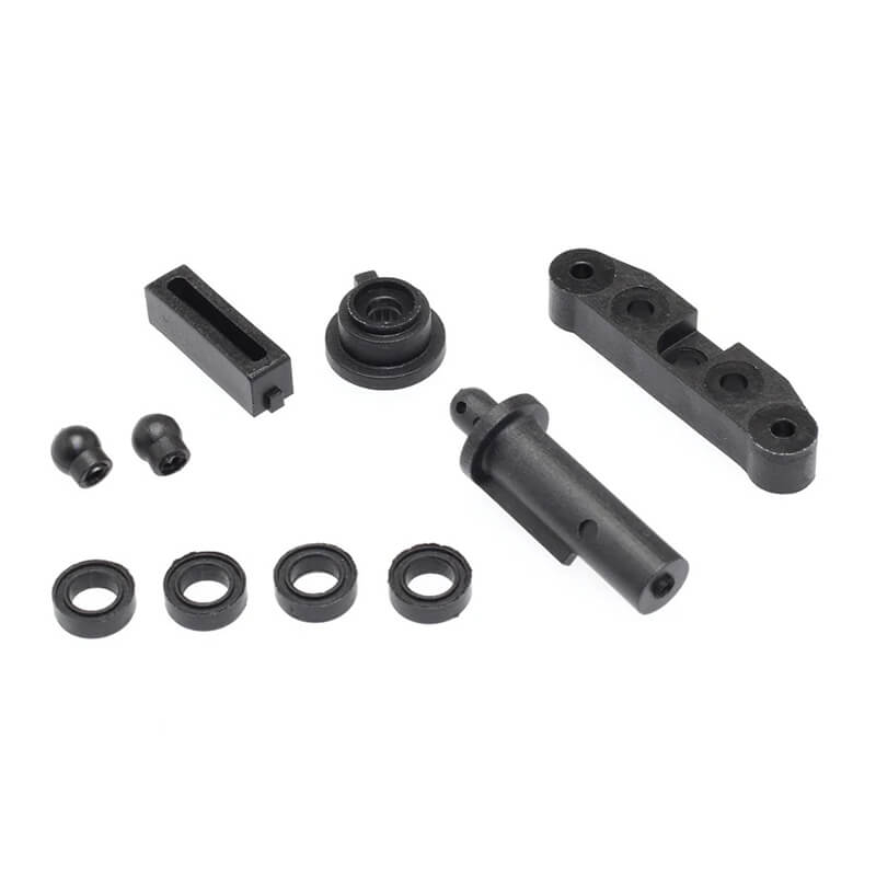 Cen Racing Rear Lower Arm Mount & Pivot Ball (25 Spline Adapter, St Bushing, Battery Plate Post)