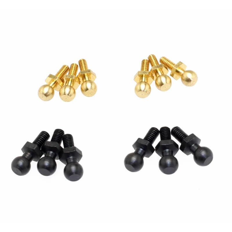 Cen Racing Pivot Ball 4.3mm (m2,m2.5,6pcs Each)