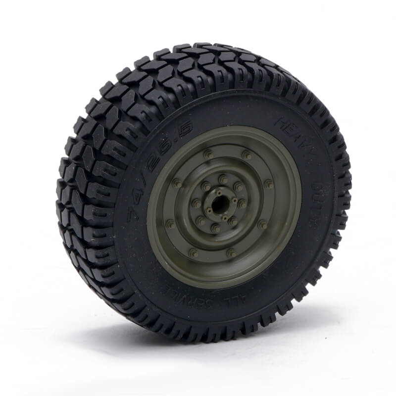 E-zee Rc Hummer Left Wheel Green