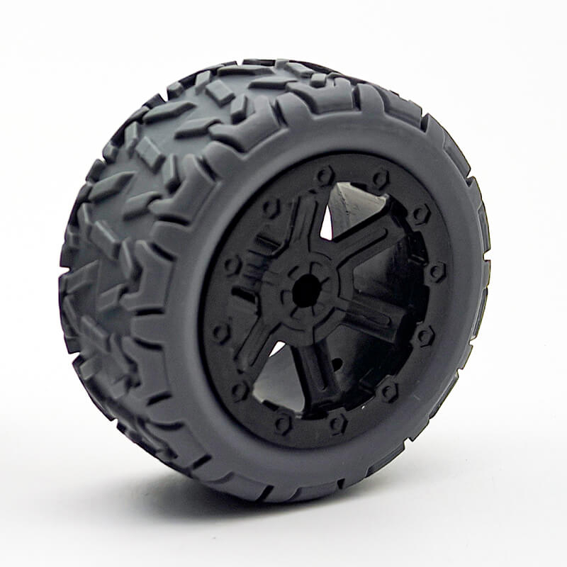 E-zee Rc 1/16 Tricycle Rear Tyres/wheels (pr)