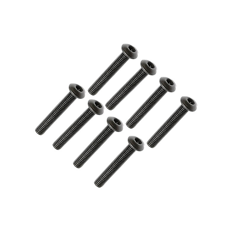 Ftx Button Head Hex Screw M3 X 16mm (8pc)