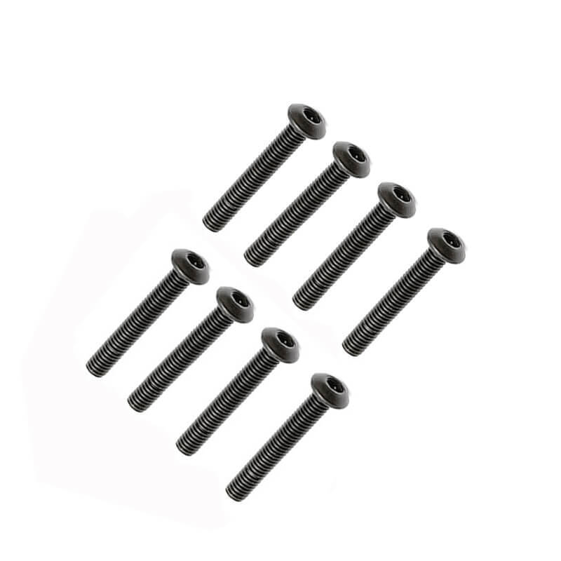 ftx-button-head-hex-screw-m3-x-25mm-8pc