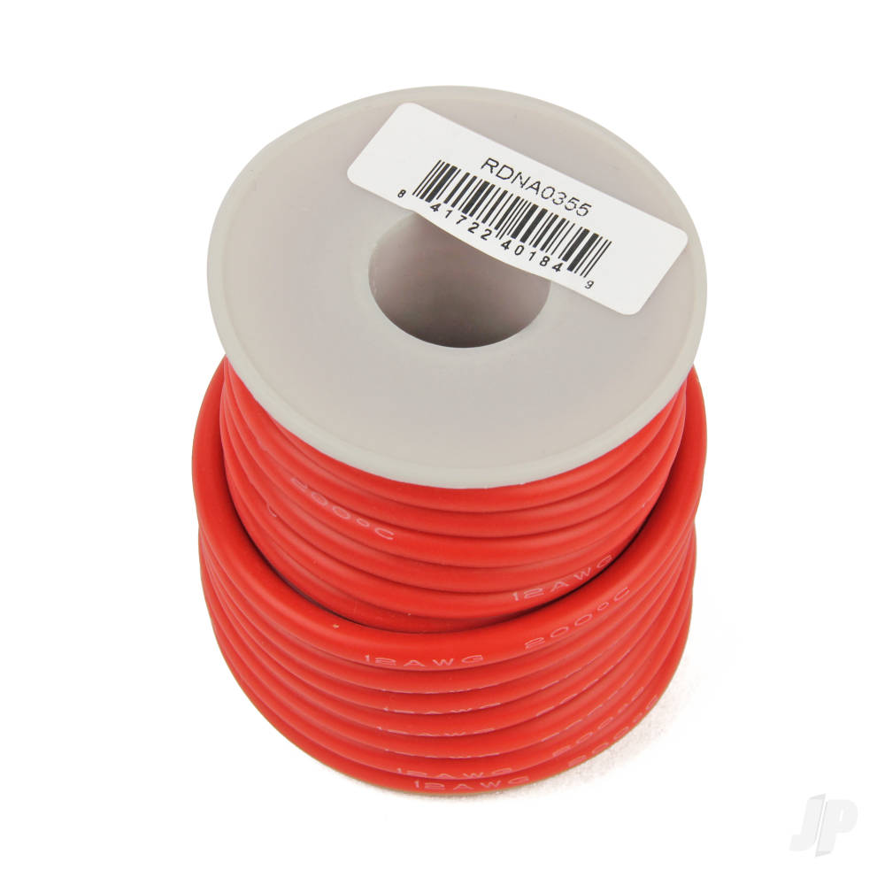 silicone-wire-12ga-1062-strand-25ft-red