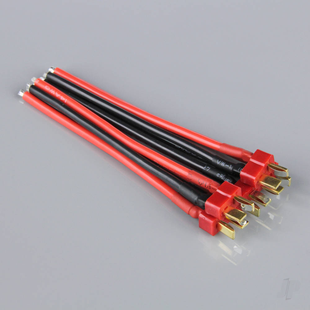pigtail-connector-pack-deans-male-4in-lead-14awg-100mm-5pcs
