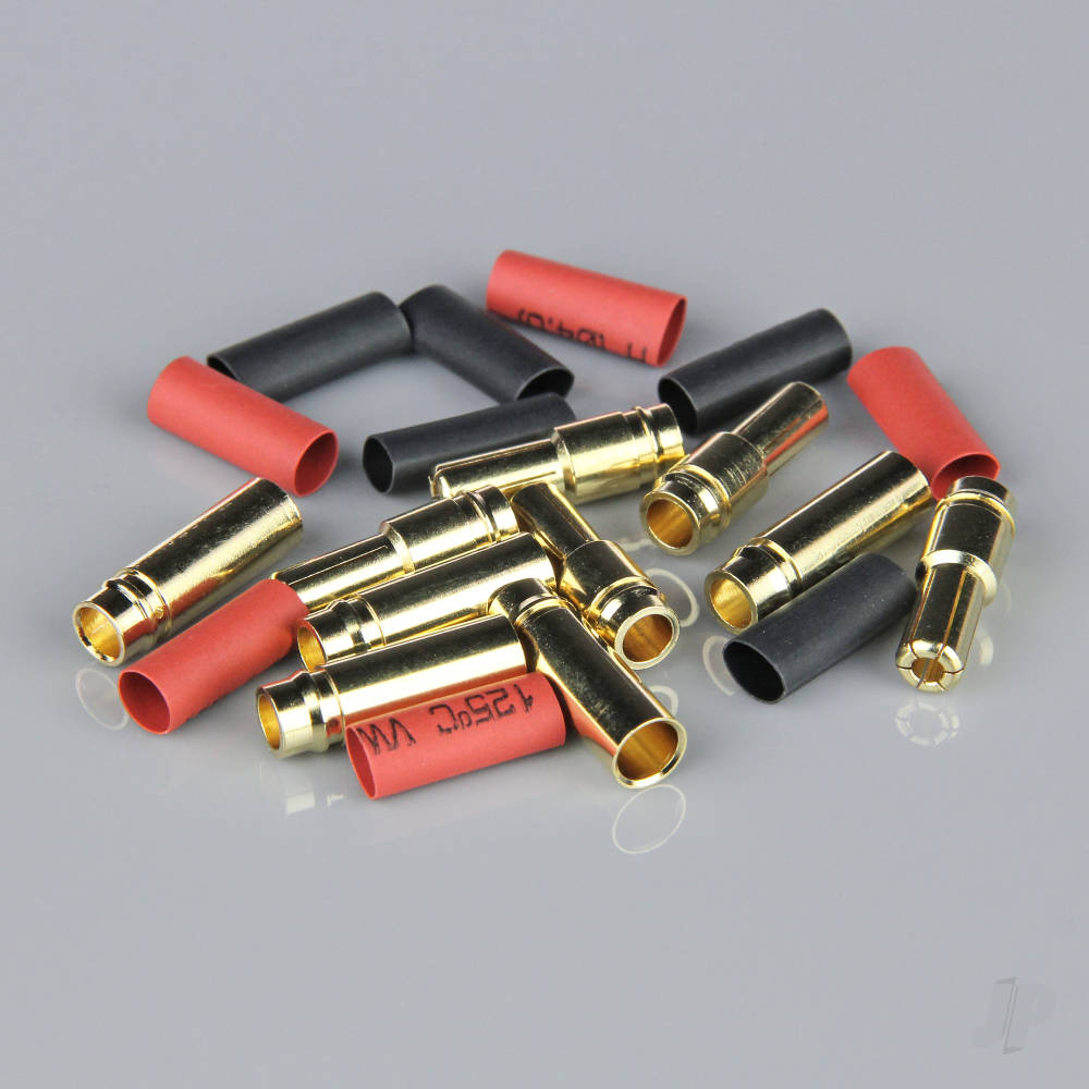 50mm-gold-connector-pairs-including-heat-shrink-5-pcs