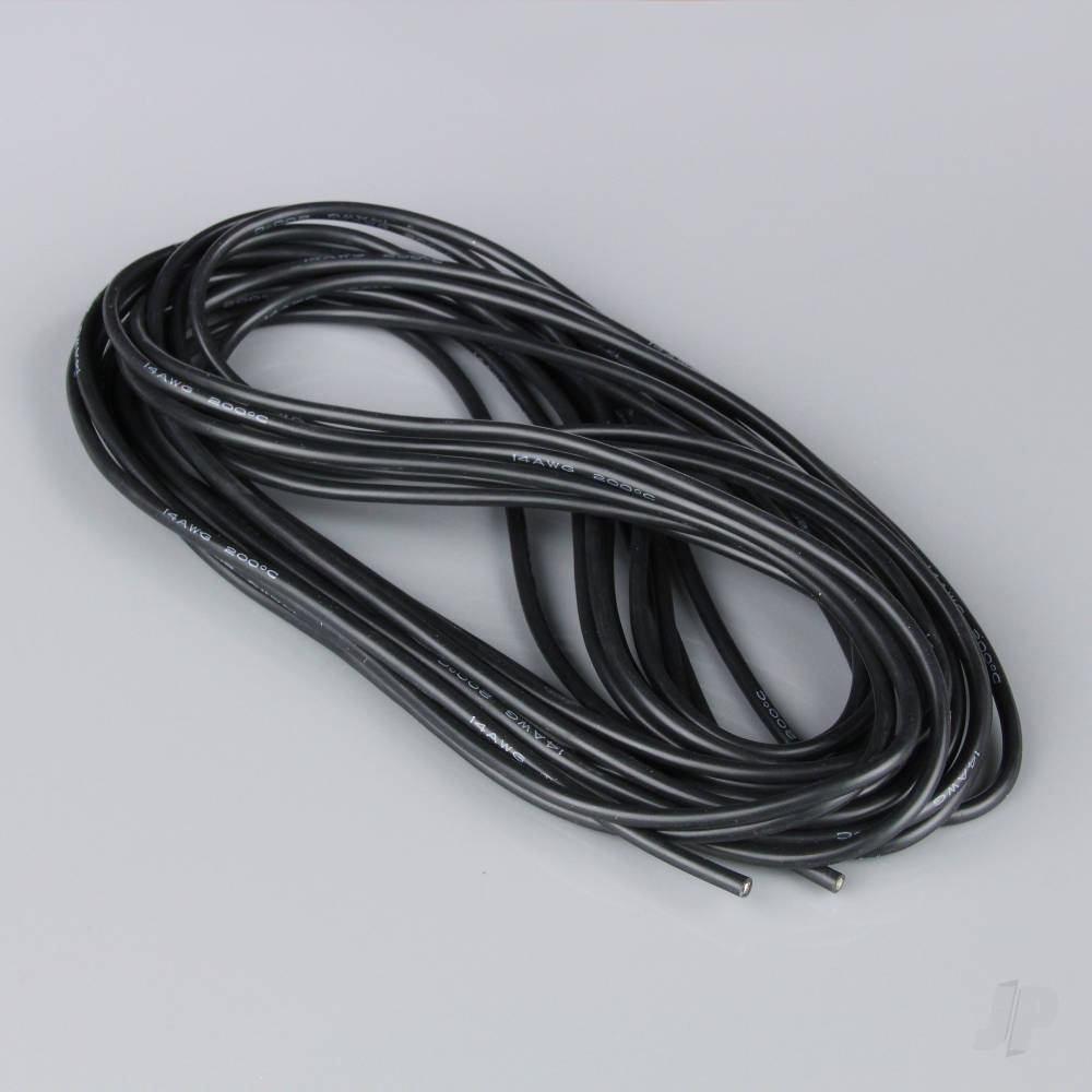 silicone-wire-14awg-25ft-75m-black-on-a-roll