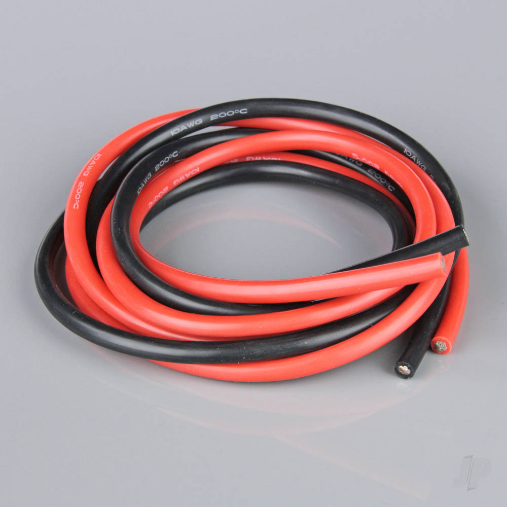 silicone-wire-10awg-680-strand-4ft-12m-red-black