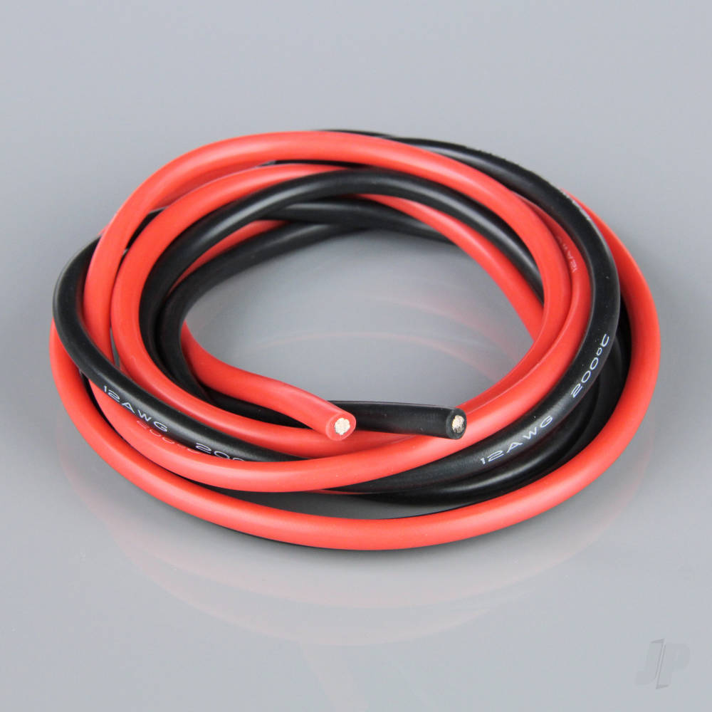silicone-wire-12awg-680-strand-4ft-12m-red-black
