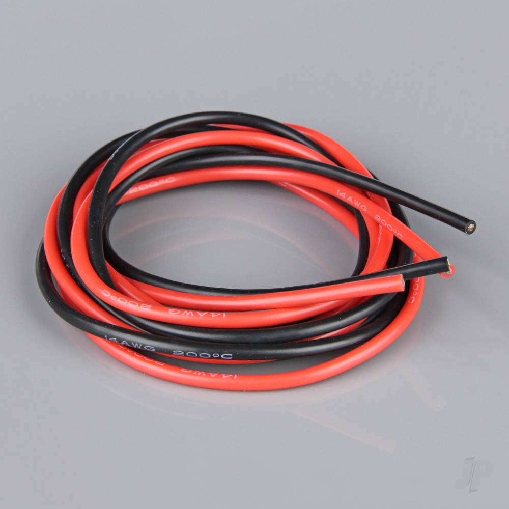 silicone-wire-14awg-680-strand-4ft-12m-red-black