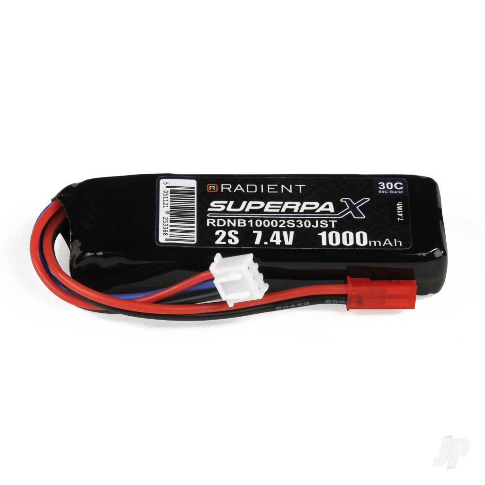 lipo-2s-1000mah-74v-30c-jst