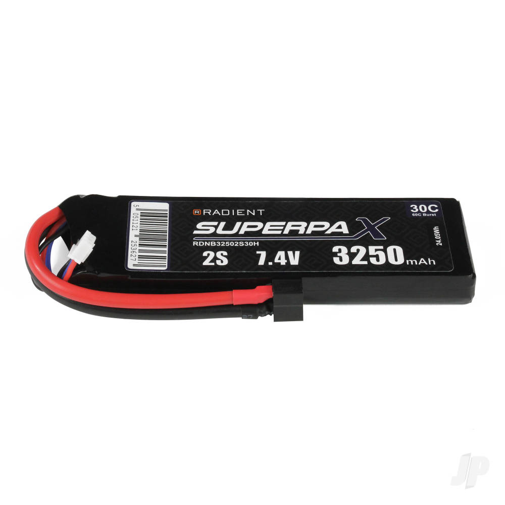 lipo-2s-3250mah-74v-30c-deans-hct