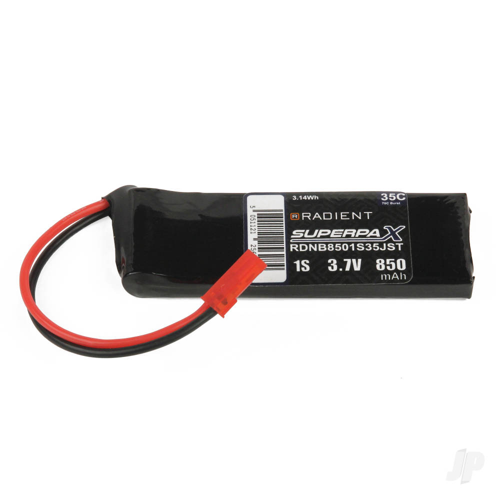 lipo-1s-850mah-37v-35c-jst