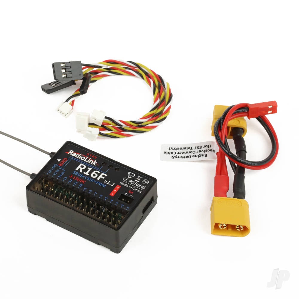 RadioLink R16F 2.4GHz 16-channel, PWM, S.Bus & CRFS Receiver-2