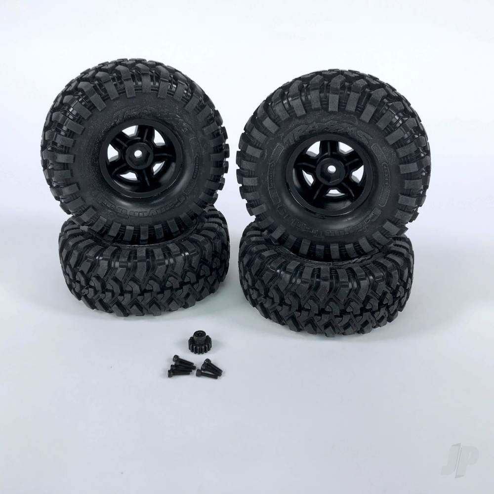 Traxxas Wheel Set and Pinion for All-Terrain Traxx TRX-4
