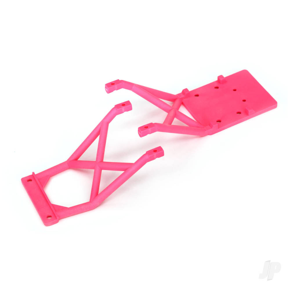 Traxxas Skid plates, Front & Rear (Pink)