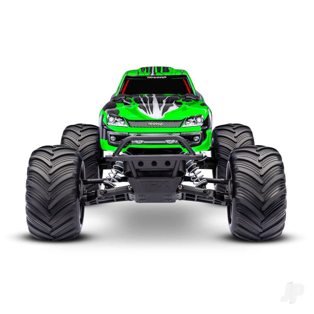 Traxxas Stampede HD 1:10 2WD RTR Monster Truck, GreenX (+ TQ 2-ch, XL-5, Titan 550, 7-Cell NiMH, 4A USB-C Charger)-2