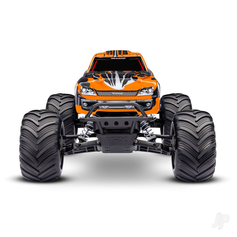 Traxxas Stampede HD 1:10 2WD RTR Monster Truck, Orange (+ TQ 2-ch, XL-5, Titan 550, 7-Cell NiMH, 4A USB-C Charger)-2