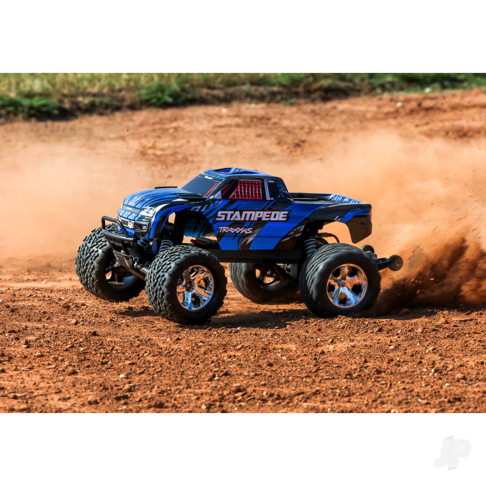 Traxxas Stampede HD 1:10 Electric 2WD RTR Monster Truck, Pink (+ TQ 2-ch, XL-5, Titan 550, 7-Cell NiMH, 4A USB-C Charger)-4