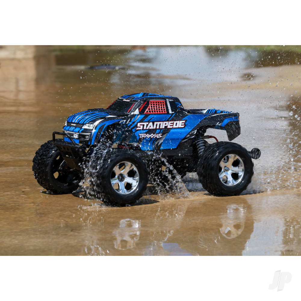 Traxxas Stampede HD 1:10 Electric 2WD RTR Monster Truck, Pink (+ TQ 2-ch, XL-5, Titan 550, 7-Cell NiMH, 4A USB-C Charger)-5