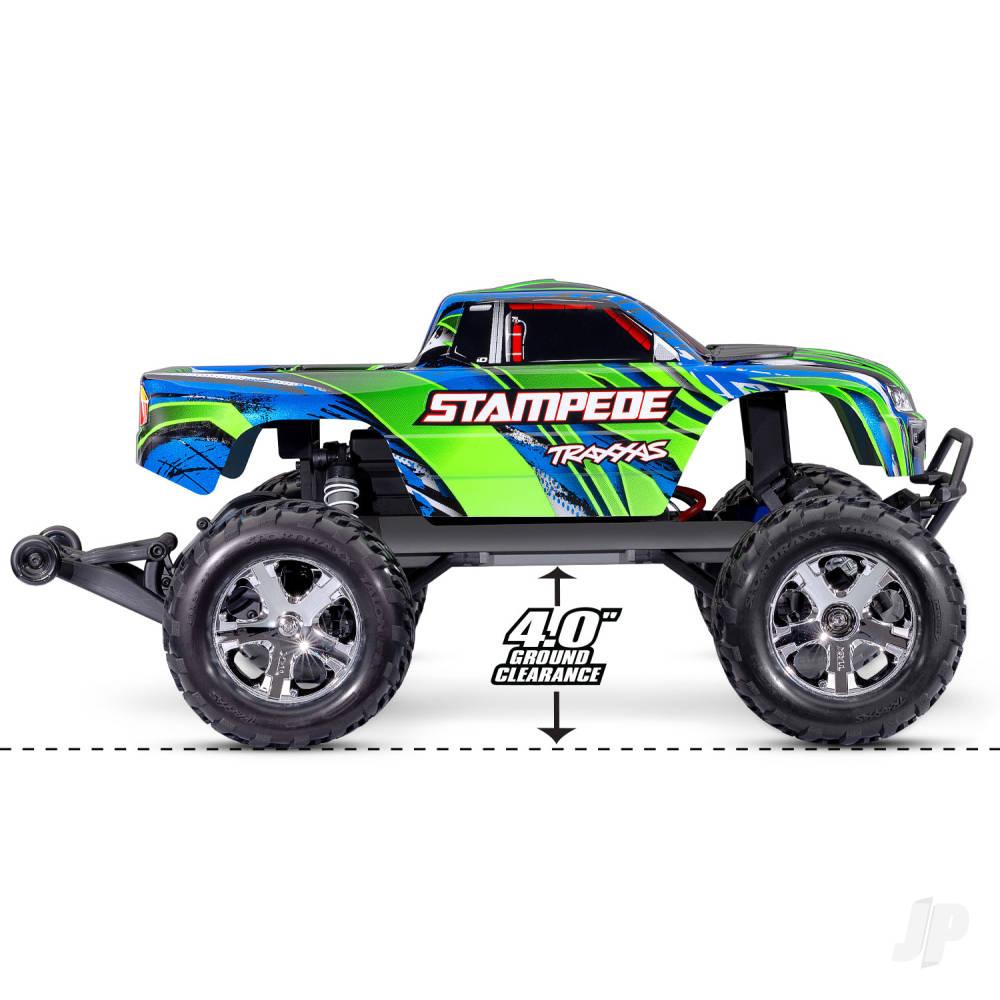 Traxxas Stampede HD 1:10 Electric 2WD RTR Monster Truck, Pink (+ TQ 2-ch, XL-5, Titan 550, 7-Cell NiMH, 4A USB-C Charger)-9