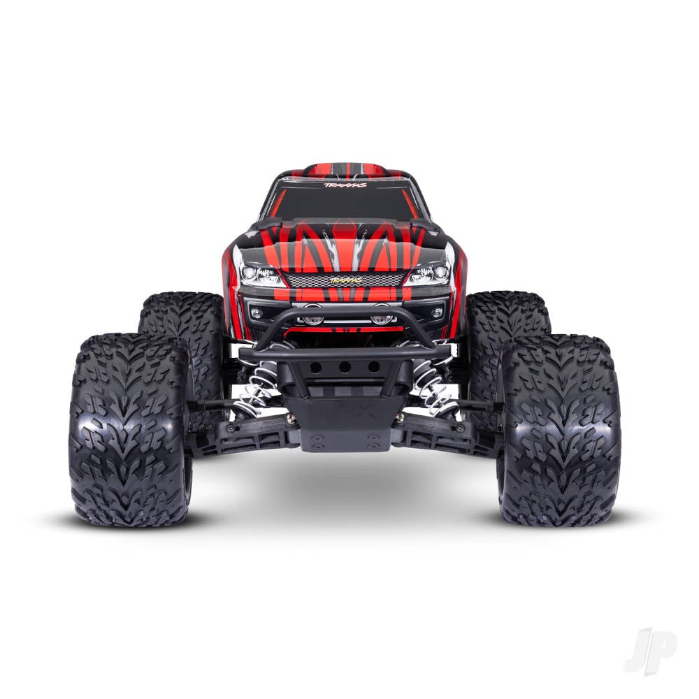 Traxxas Stampede HD 1:10 Electric 2WD RTR Monster Truck, Red (+ TQ 2-ch, XL-5, Titan 550, 7-Cell NiMH, 4A USB-C Charger)-2