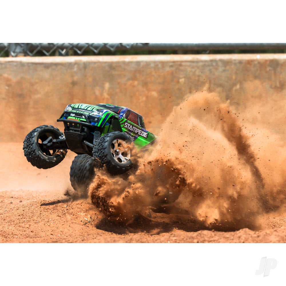 Traxxas Stampede HD 1:10 Electric 2WD RTR Monster Truck, Red (+ TQ 2-ch, XL-5, Titan 550, 7-Cell NiMH, 4A USB-C Charger)-6