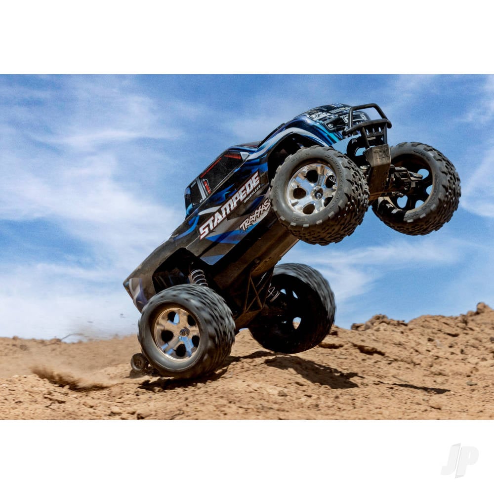 Traxxas Stampede HD BL-2S 1:10 2WD RTR Monster Truck, Green (+ TQ 2-ch, BL-2S, 3300kV, Clipless Body)-6
