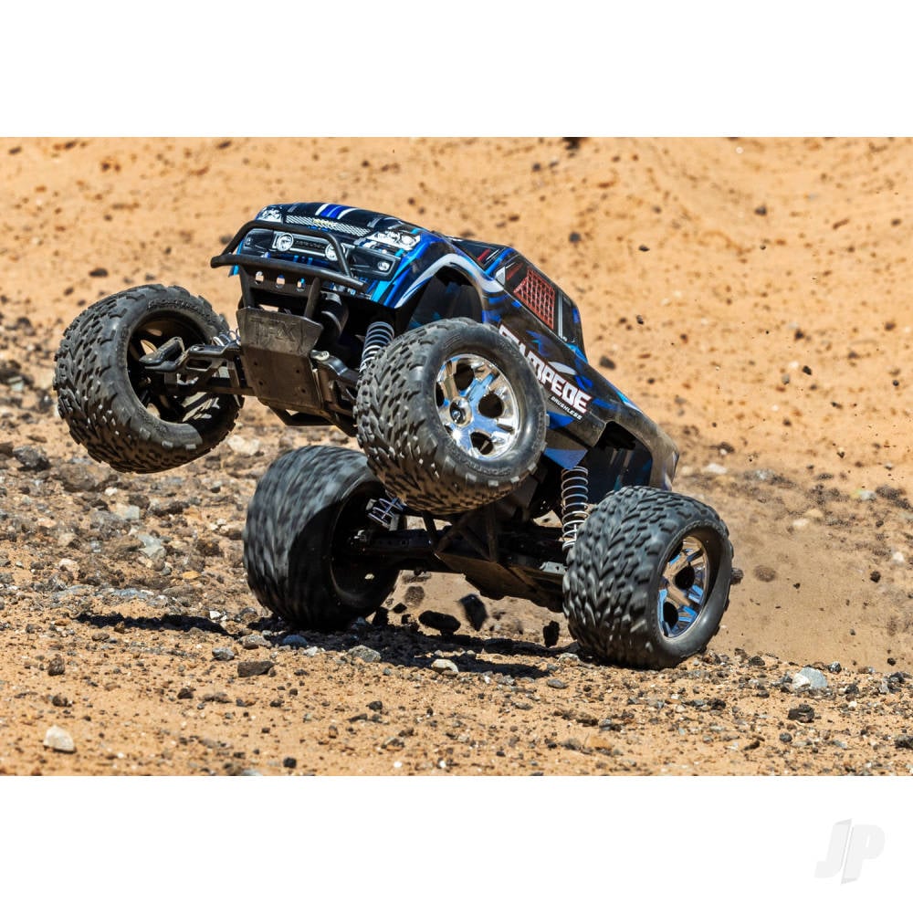 Traxxas Stampede HD BL-2S 1:10 2WD RTR Monster Truck, Green (+ TQ 2-ch, BL-2S, 3300kV, Clipless Body)-7
