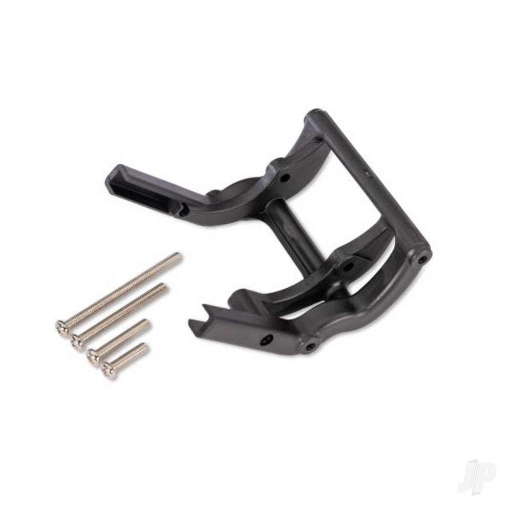 Traxxas Wheelie Bar Mount & Screws, Black