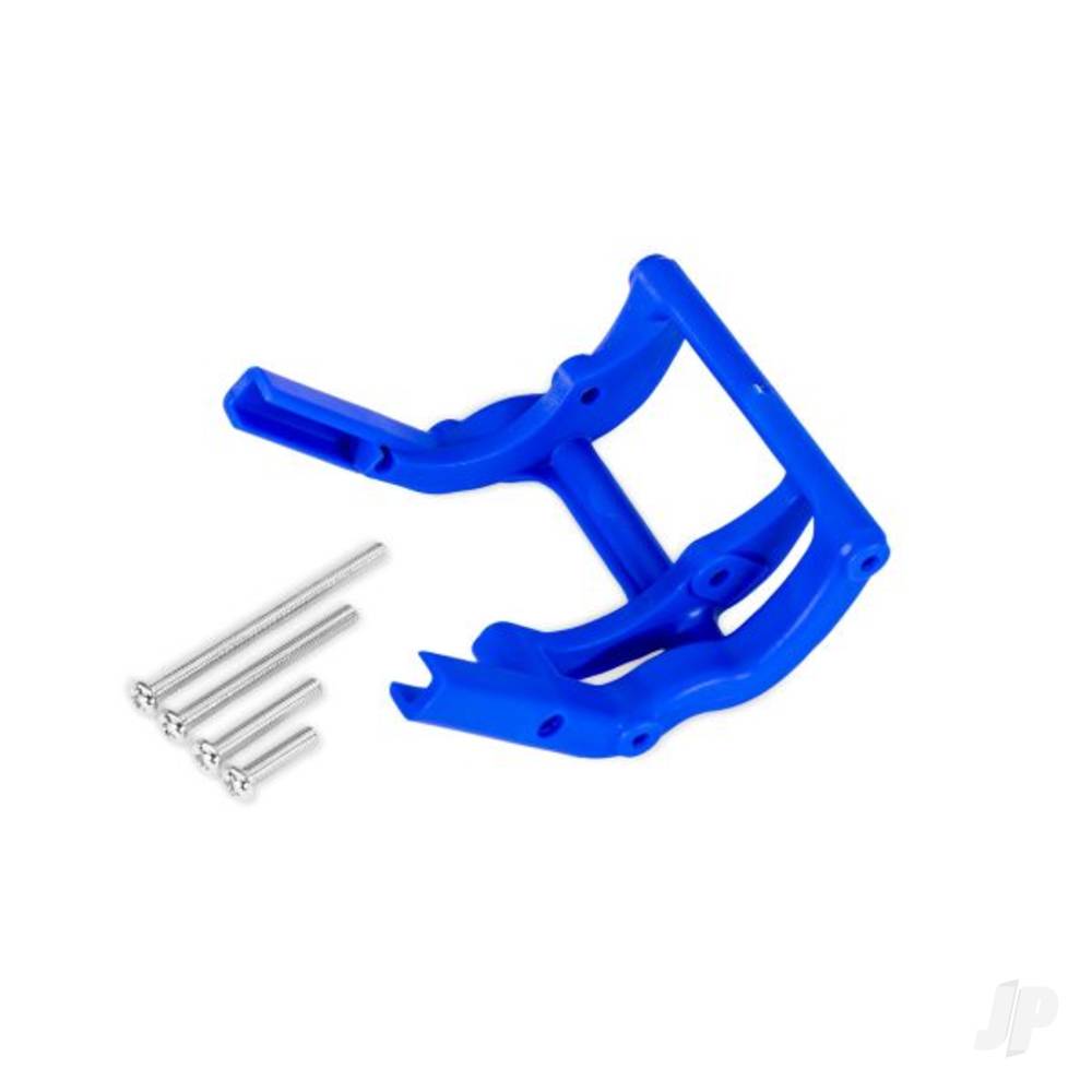 Traxxas Wheelie Bar Mount & Screws, Blue