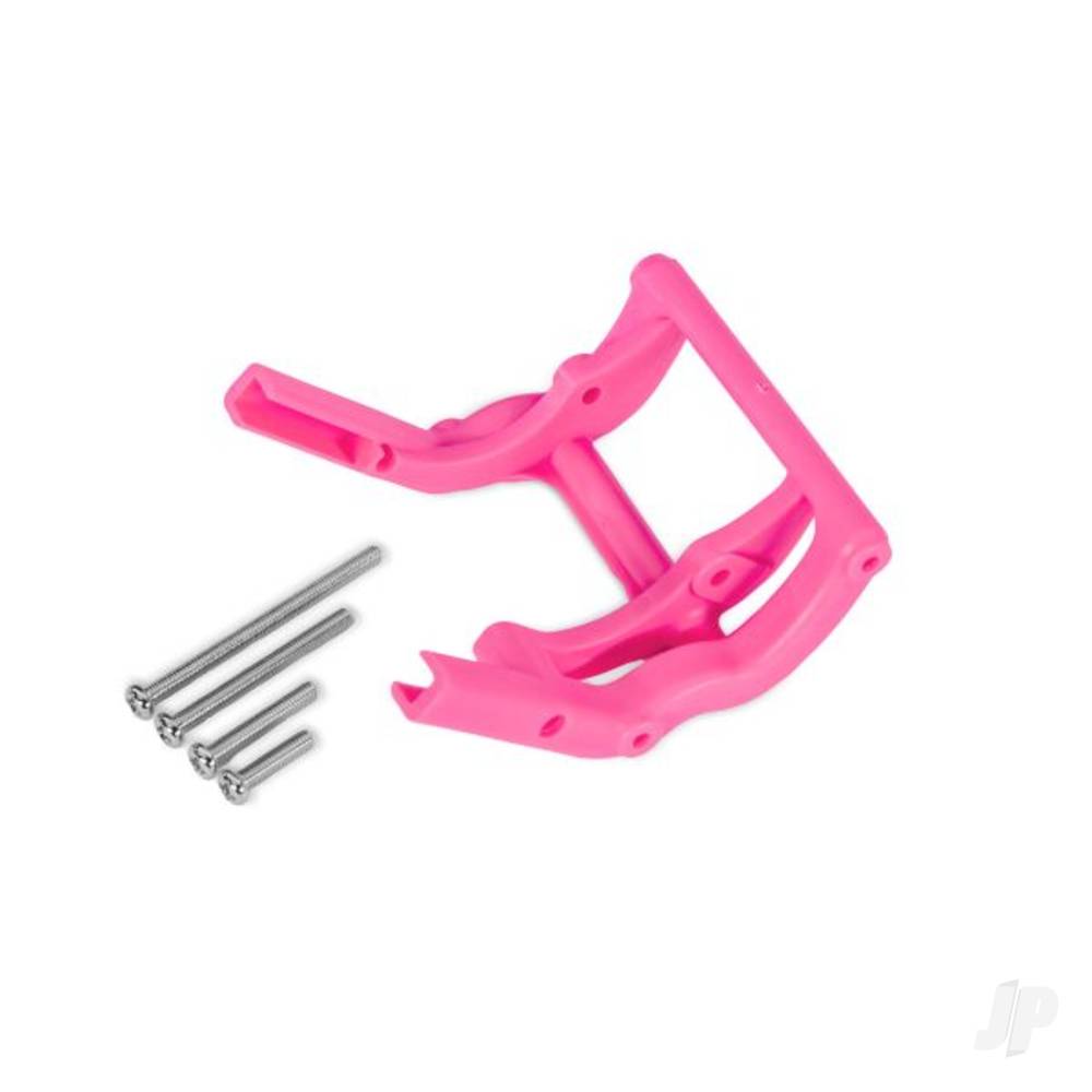 Traxxas Wheelie Bar Mount & Screws, Pink