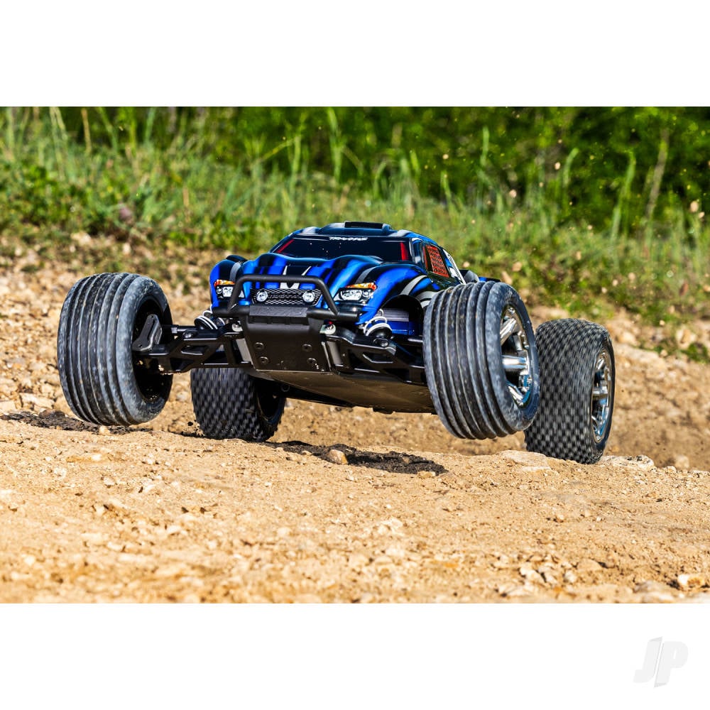 Traxxas Rustler HD BL-2S 1:10 2WD RTR Stadium Truck, Orange (+ TQ 2-ch, BL-2S, 3300kV, Clipless Body)-7