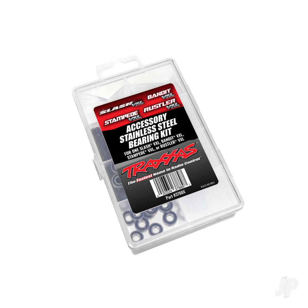 Traxxas Ball bearing kit, stainless steel, Slash VXL/Bandit VXL/Stampede VXL/Rustler VXL (complete)