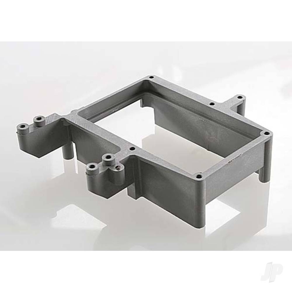 Traxxas Fuel Tank box (holder) / throttle servo mount (Grey)