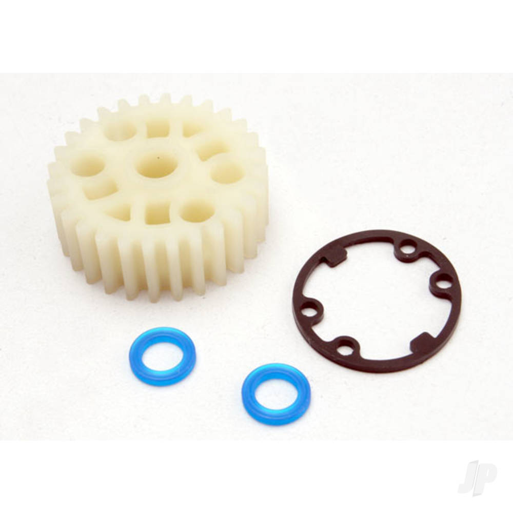 Traxxas Center Differential (Revo) / X-ring seals (2 pcs) / gasket (1pc) (Replacement gear for 5414)