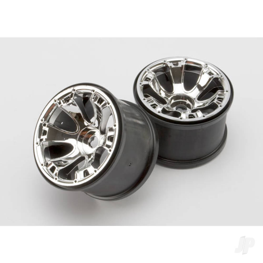 Traxxas Wheels, Geode 3.8in (Chrome) (2 pcs)