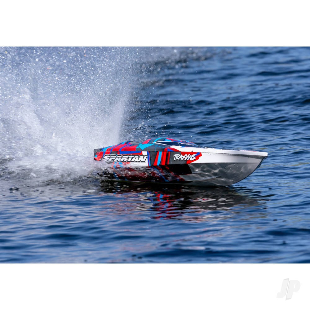 Traxxas Spartan VXL 1:10 36in Electric Brushless Race Boat, Red (+ TQi 2-ch, TSM, VXL-6s marine, Velineon 540XL)-6