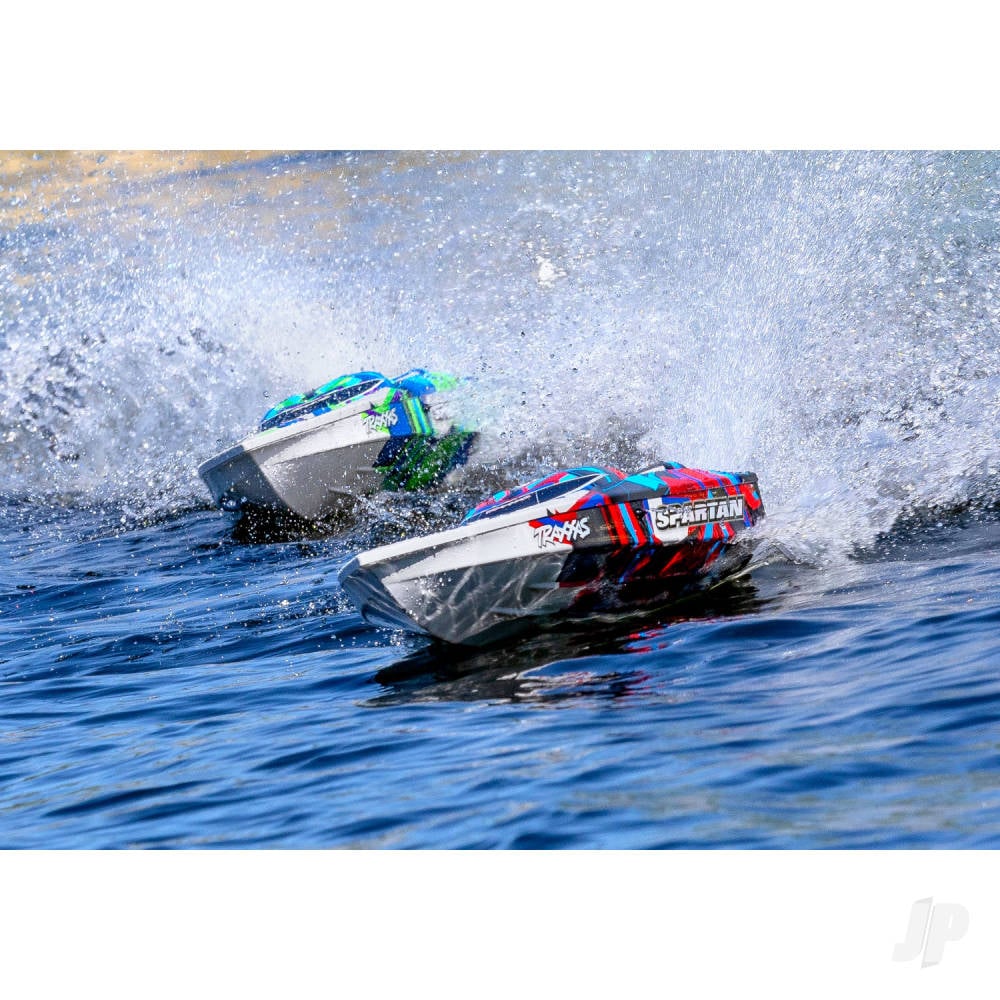 Traxxas Spartan VXL 1:10 36in Electric Brushless Race Boat, Red (+ TQi 2-ch, TSM, VXL-6s marine, Velineon 540XL)-8
