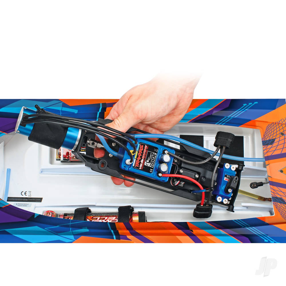 Traxxas Spartan VXL 1:10 36in Electric Brushless Race Boat, Red (+ TQi 2-ch, TSM, VXL-6s marine, Velineon 540XL)-13