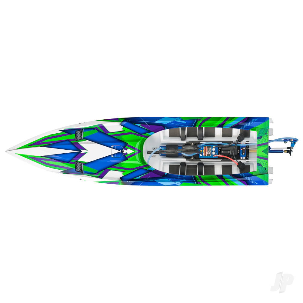 Traxxas Spartan VXL 1:10 36in Electric Brushless Race Boat, Red (+ TQi 2-ch, TSM, VXL-6s marine, Velineon 540XL)-16