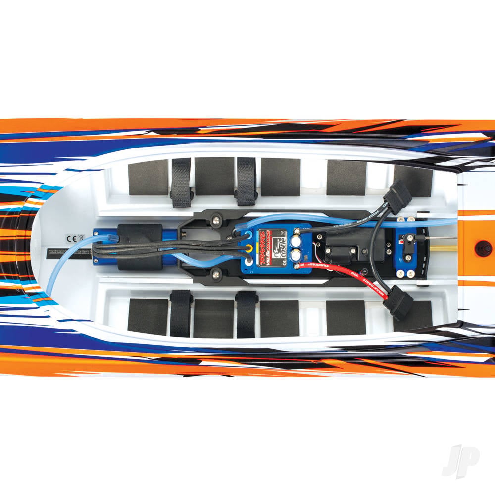 Traxxas Spartan VXL 1:10 36in Electric Brushless Race Boat, Red (+ TQi 2-ch, TSM, VXL-6s marine, Velineon 540XL)-17