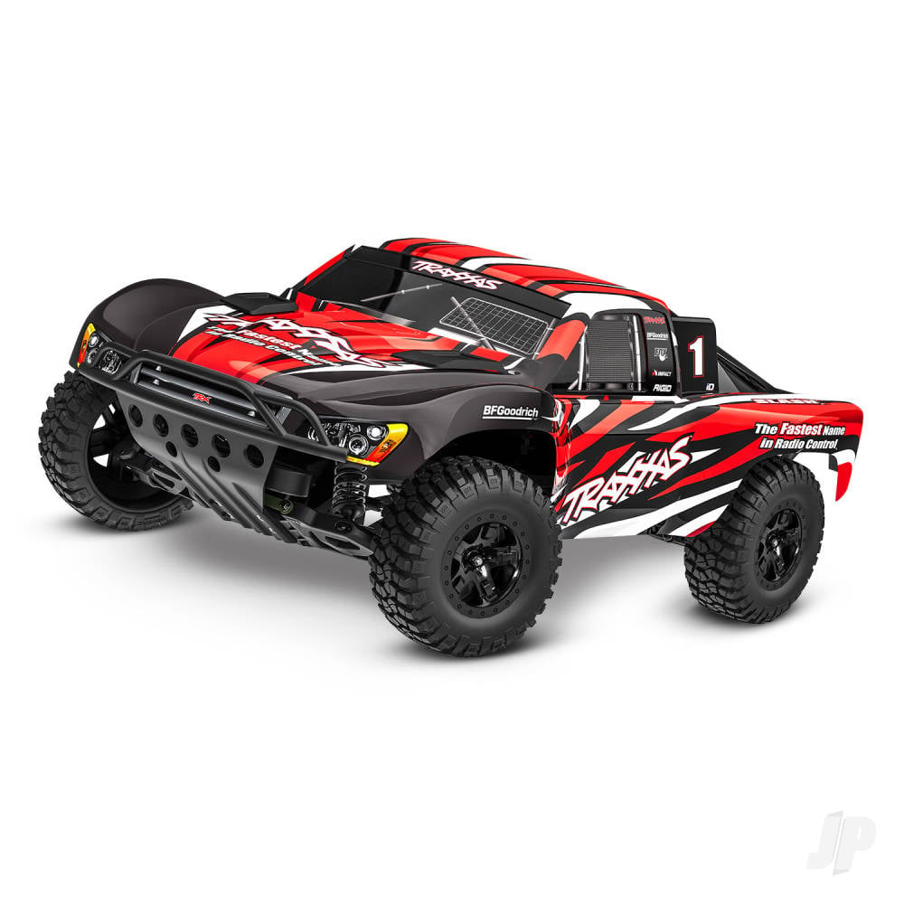 Traxxas Slash HD 1:10 2WD RTR Short Course Truck, RedX (+ TQ 2-ch, Titan 550 12T, XL-5, Clipless Body)