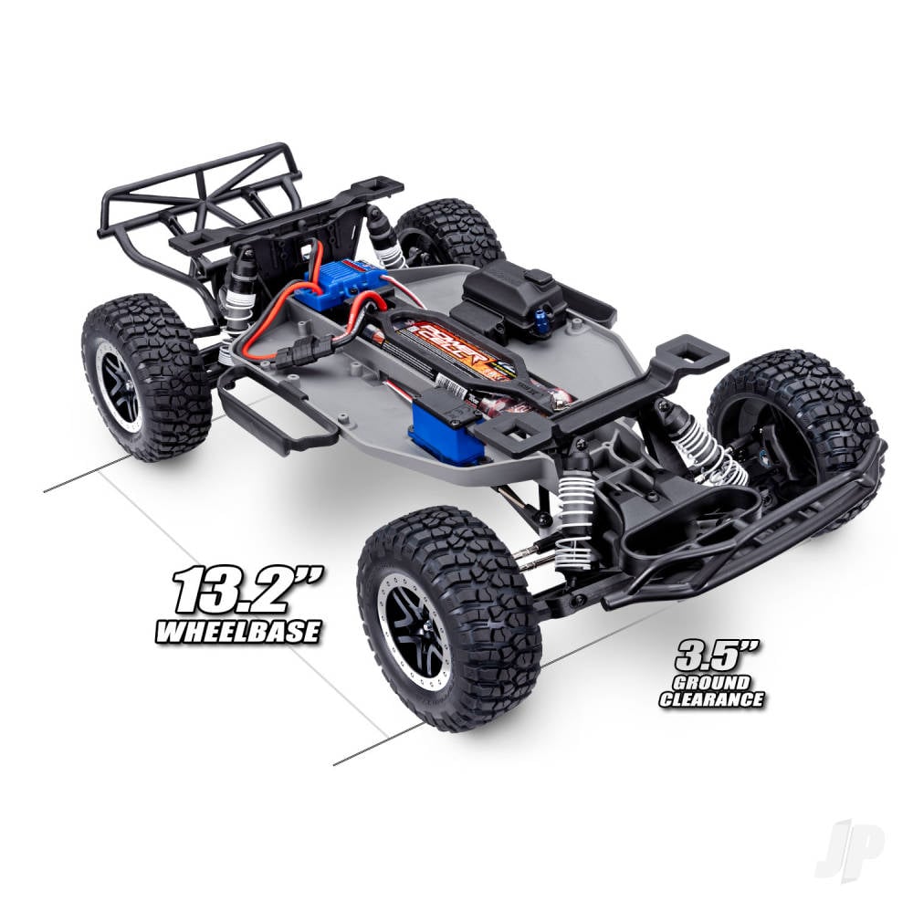 Traxxas Slash HD 1:10 2WD RTR Short Course Truck, RedX (+ TQ 2-ch, Titan 550 12T, XL-5, Clipless Body)-12