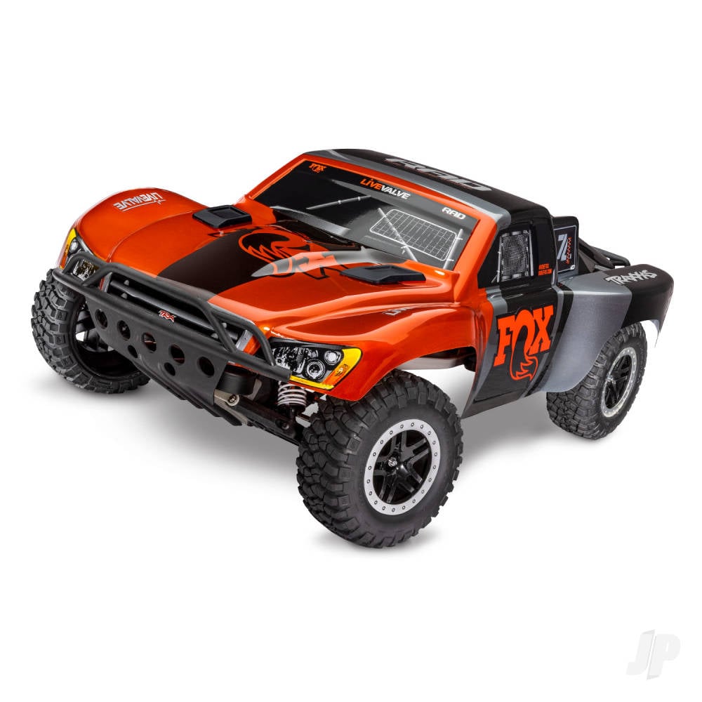Traxxas Slash VXL 1:10 2WD RTR Brushless Electric Short Course Truck, Fox (+ TQi 2-ch, TSM, VXL-3s, Velineon 3500, Magnum 272R, Clipless Body)