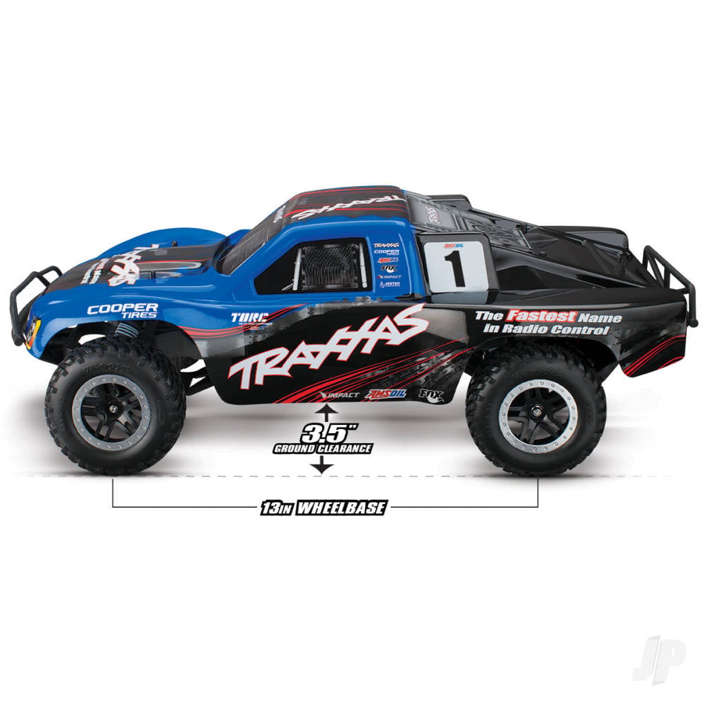 Traxxas Slash VXL 1:10 2WD RTR Brushless Electric Short Course Truck, Fox (+ TQi 2-ch, TSM, VXL-3s, Velineon 3500, Magnum 272R, Clipless Body)-14