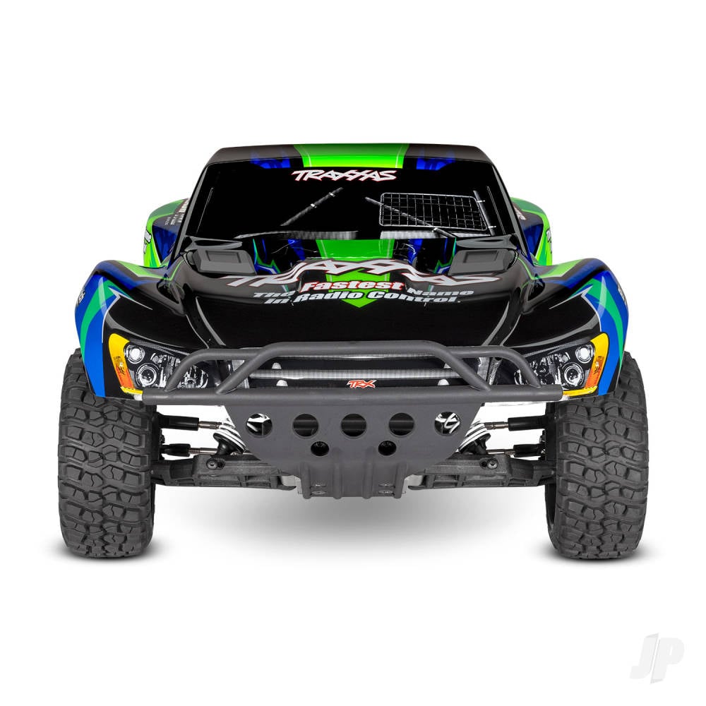Traxxas Slash VXL 1:10 2WD RTR Brushless Electric Short Course Truck, Green (+ TQi 2-ch, TSM, VXL-3s, Velineon 3500, Magnum 272R, Clipless Body)-2