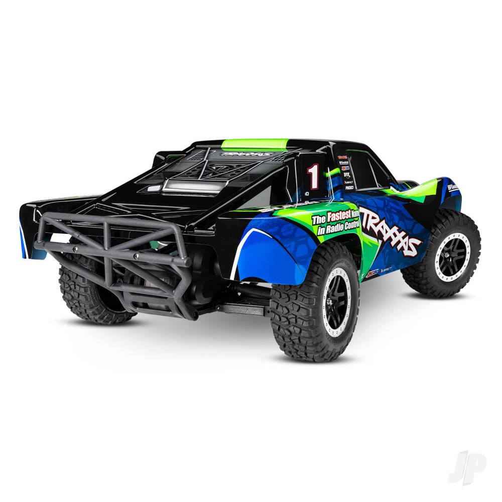 Traxxas Slash VXL 1:10 2WD RTR Brushless Electric Short Course Truck, Green (+ TQi 2-ch, TSM, VXL-3s, Velineon 3500, Magnum 272R, Clipless Body)-3