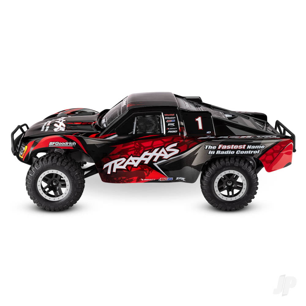 Traxxas Slash VXL 1:10 2WD RTR Brushless Electric Short Course Truck, Red (+ TQi 2-ch, TSM, VXL-3s, Velineon 3500, Magnum 272R, Clipless Body)-4