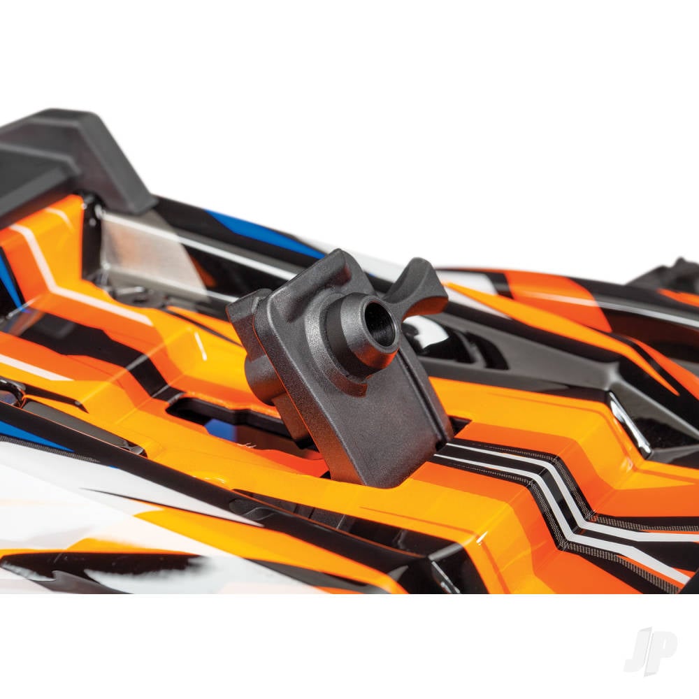 Traxxas Rustler 4X4 VXL 1:10 4WD RTR Brushless Electric Stadium Truck, Orange (+ TQi 2-ch, TSM, VXL-3s, Velineon 3500kV)-8