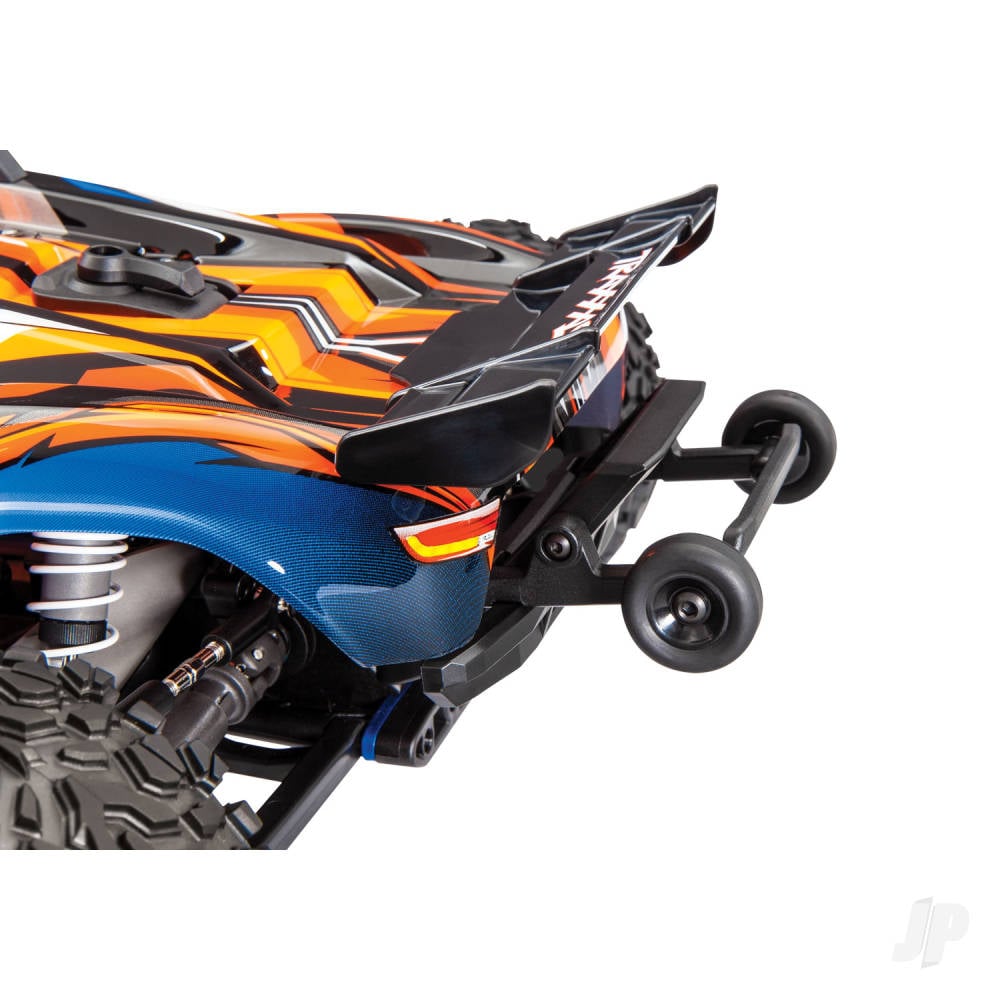 Traxxas Rustler 4X4 VXL 1:10 4WD RTR Brushless Electric Stadium Truck, Orange (+ TQi 2-ch, TSM, VXL-3s, Velineon 3500kV)-11